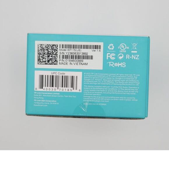 TP-Link Kasa Smart Wi-Fi Outlet Plug KP115 Energy Monitor Alexa Google Control - Picture 6 of 7